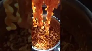 Soupy spicy 🔥 fire current noodles recipe #firenoodles #currentnoodles #spicyfood #ytshorts #shorts