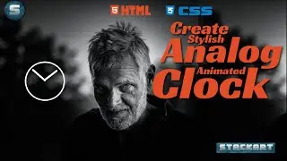 How to Create an Analog Clock with HTML CSS