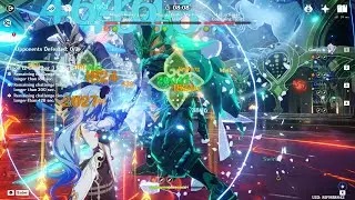 C0R1 Ganyu C0 Dehya Melt/Burning Team VS. Triple Maguu Kenki - Spiral Abyss 3.6 Floor 12-3-2