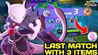 This was the Last Gameplay of Mewtwo Y without Mega Stone 🥲 Pokemon Unite