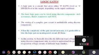III EEE, PDC Lecture UNIT 6 Logic Gates 1 Dr  Saidaiah Bandi