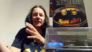 957 -  💛Batmobile Tim Burton💛 1989 + Keaton Batman & Flash - Gold Label - McFarlane