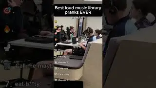 FUNNIEST library PRANK