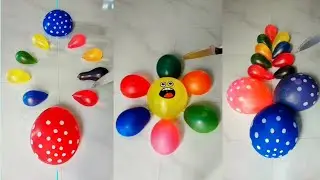COMPILATION || Amazing Popping Full Colour Polka Dot and Friends! Slow Motion Water   Ballons 🌈💦 