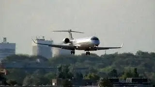 Eurowings Canadair CRJ-900LR D-ACNU landing Hamburg [HAM]