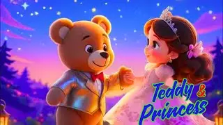 Teddy and the Princess Dance 👑🧸 | Cute Nursery Rhymes for Kids | Toddler Songs } Kidsjourney