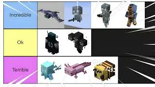 Ranking EVERY Minecraft mob as of 1.19!
