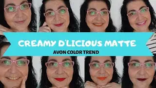 Swatches D'LICIOUS MATTE COLOR TREND AVON | Julio-Luglio 2019