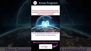 6G Satellite Successfully launched 🔥🔥🔥     | #shorts #6G #5g  #knowprogram