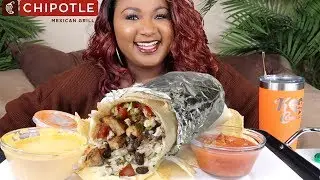CHIPOTLE MUKBANG | CHIPOTLE BURRITO MUKBANG