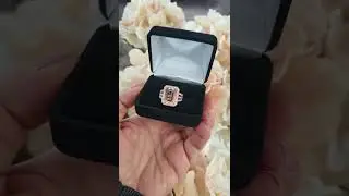 Morganite And Diamond Rose Gold Engagement Ring MORG300