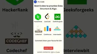 Top 6 🔥 Sites to Practice Data structure & Algorithm 😱 