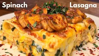 Spinach Chicken Lasagna Recipe | Creamy, Cheesy & Surprisingly Easy