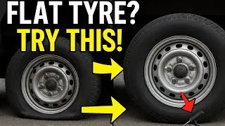 EMERGENCY TYRE PUNCTURE REPAIR TRICK | HOW PROFESSIONALS REPAIR A FLAT TIRE | INSIDE A TYRE SHOP 🔧🚗