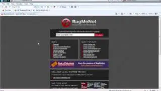 How To View Site Content Without Registering With BugMeNot