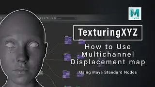 How to Use Texturing XYZ Multichannel Map in Maya - | Using Maya Standard Node | Part - 1