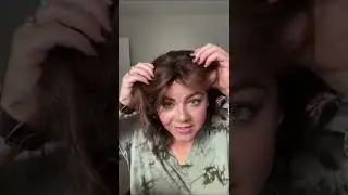 Wearing Review by UniWigs Courtney Human Hair Topper, Left Part Hair Style