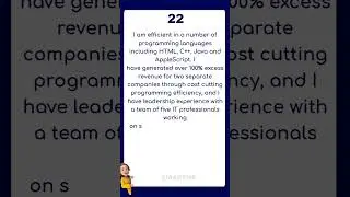 What would you consider your greatest strengths & weakness? sample 3