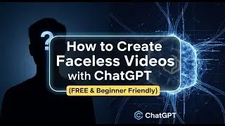 How to Create Faceless Videos with ChatGPT (FREE & Beginner Friendly) #duet #fyp #viral