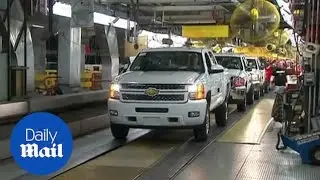 A look inside General Motors headquarters and assembly plants