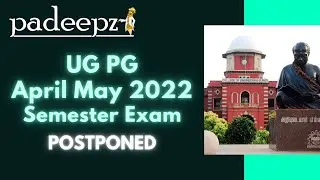 UG PG Semester Exam Postponed | Anna University Latest News Today | Padeepz
