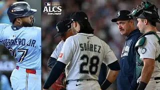 FULL INNING: Mariners get out of ANOTHER jam! (Vlad Jr.'s 1st swinging strikeout this Postseason)