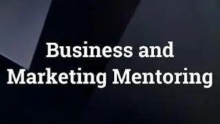 Business and Marketing Mentoring