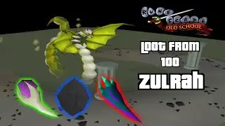 Osrs: Loot from 100 Zulrah (Low-Level Pvm)
