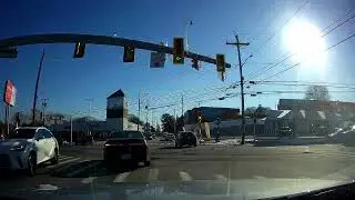 Driving from Lincoln to North Providence, Rhode Island