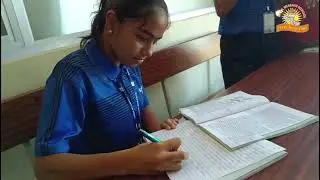 Handwriting Competition at Nava Bharath International School
