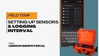 FieldTemp Logger Configuration for Sensors and Sampling Interval