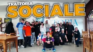 Amici con DISABILITÀ, mi hanno invitato nella loro TRATTORIA