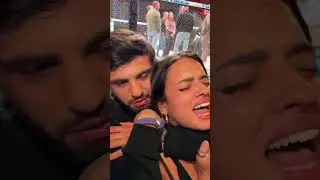 Arman Tsarukyan finally confronts Nina Drama for injuring his back LOL #shorts #ufc #mma