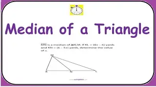 Median of a Triangle | #math #geometry