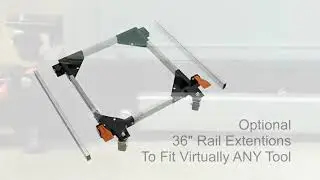 Bora Portamate PM 3500 Industrial Strength Universal Rolling Mobile Base [1500 Lbs Capacity]