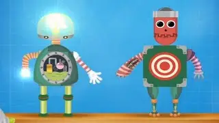 Robot Game for preschool kids and baby - Build robot ,wash and fly #1