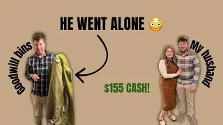 My Husband Went to the Goodwill Bins Alone 😳 | $155 Plato’s Closet Flip!