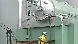 Holman boiler works Russia shipment perm may 1993 Raw Footage