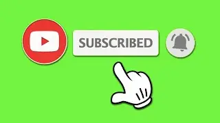Mega Pack footage SUBSCRIBE Chroma Key Green screen Animation bell / подпишись на канал