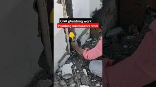 civil plumbing work , plumbing maintenance work on site #plumbing #maintenance #renovation #home