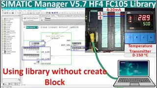 PLC S7-300 Analog input scaling FC105