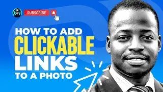 How to Add Clickable Link To Any Photo || Canva Tutorial