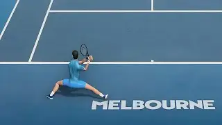 Tennis Elbow 4 Gameplay Djokovic vs Nadal AO PS5