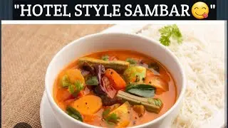 Hotel Style Drumstick Brinjal Sambar 🤤 | Amma Style Traditional Recipe
