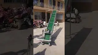 Light belt conveyor can save time and ease in conveying various bulk materials