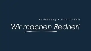 Wir machen Redner! Redner werden