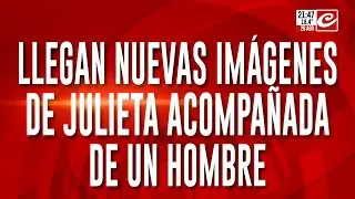 Llegan nuevas imagenes de Julieta acompañada de un hombre