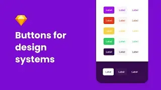Learn Sketch | EP 5 | Setting up Buttons in a Sketch design system