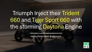 Triumph Daytona Donates its Engine - to the Trident and Tiger Sport