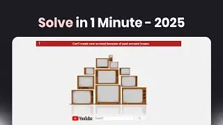 Fix YouTube Error: Can&rsquo;t Create New Account Due to Past Issues (Step-by-Step Guide)